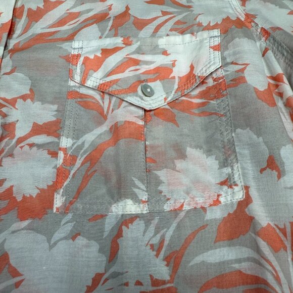 Women's VICTORIA'S SECRET Long Sleeve Silk-blend Button-down Shirt- Size‎ M - Picture 4 of 10